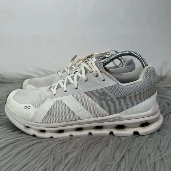 On Running Cloudrunner Womens Size 10.5 Shoes White Running Sneakers - Picture 2 of 10
